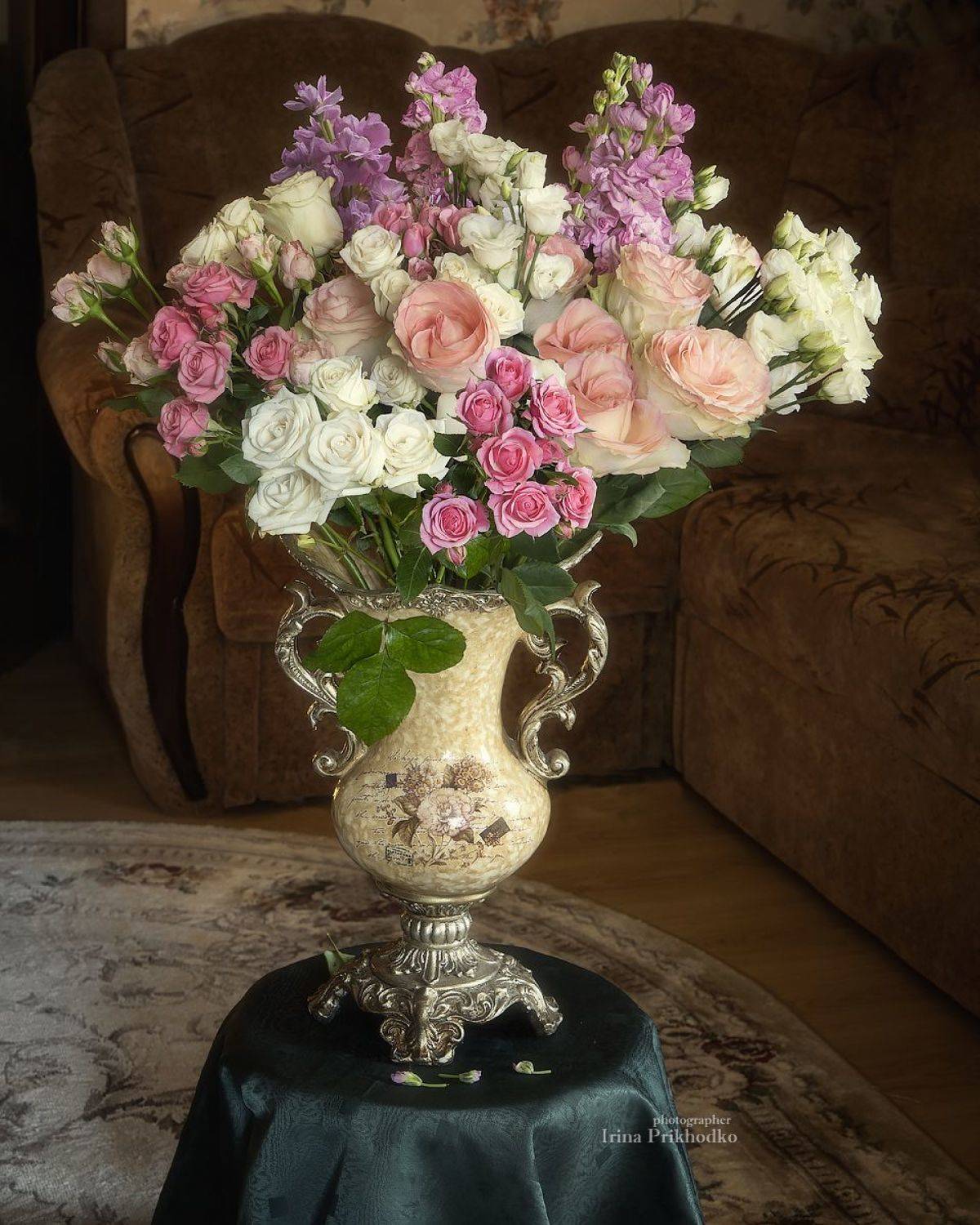 натюрморт, интерьер, цветы, букеты, Приходько Ирина