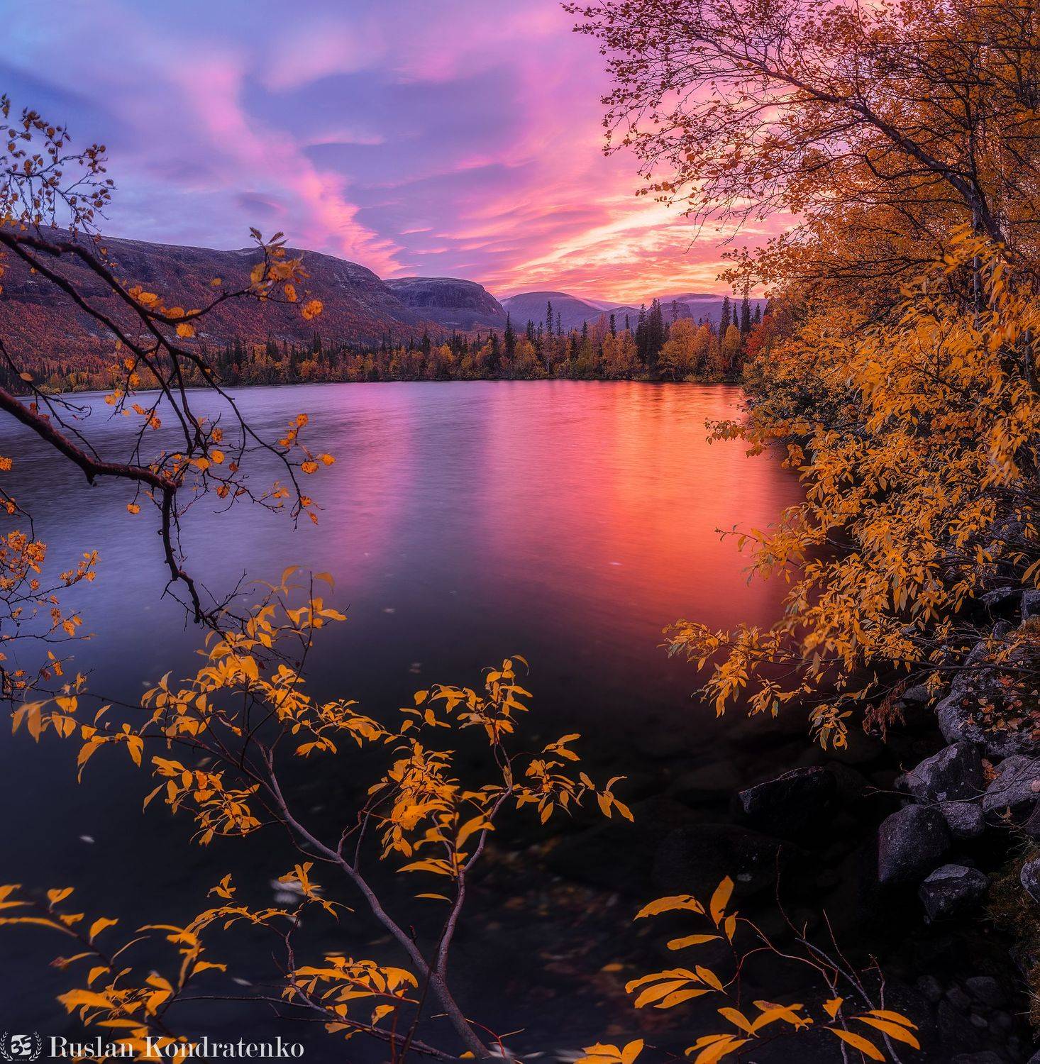 ловозерские тундры, сейдозеро, кольский полуостров, эльморайок, перевал, перевал эльморайок, горы, долина, осень, Руслан Кондратенко