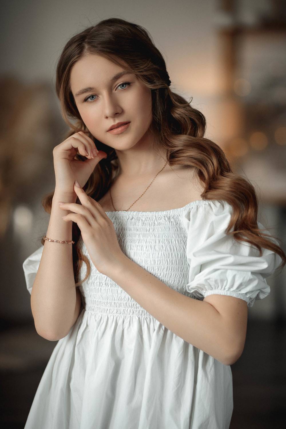 девушка, модель, портрет, фотосессия, студия, гламур, girl, model, modeling, young, portrait, творческий портрет, женский портрет, woman, young woman, glamour, постановка, постановочная фотография, fashion, Владимир Васильев