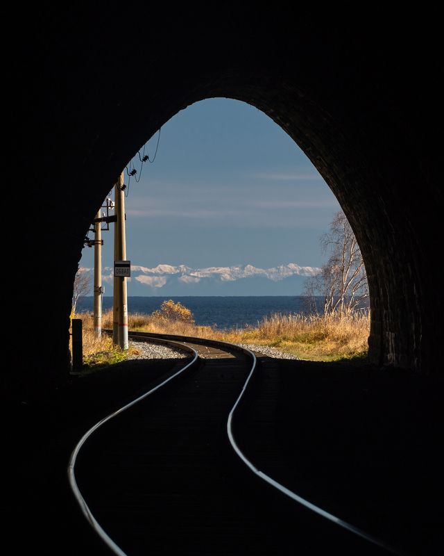 кбжд, кругобайкалска, байкал. осень Осень на КБЖД фото превью