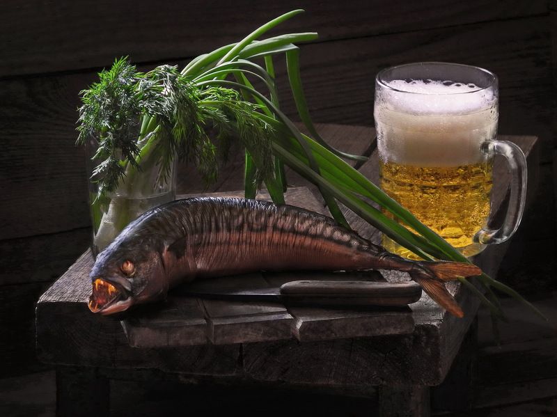 копчение, монстр, рыба, скумбрия, ставрида, еда, пиво, Монстр холодного копчения. фото превью