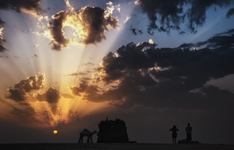 Рассвет в пустыне / Sunrise in the desert фото превью