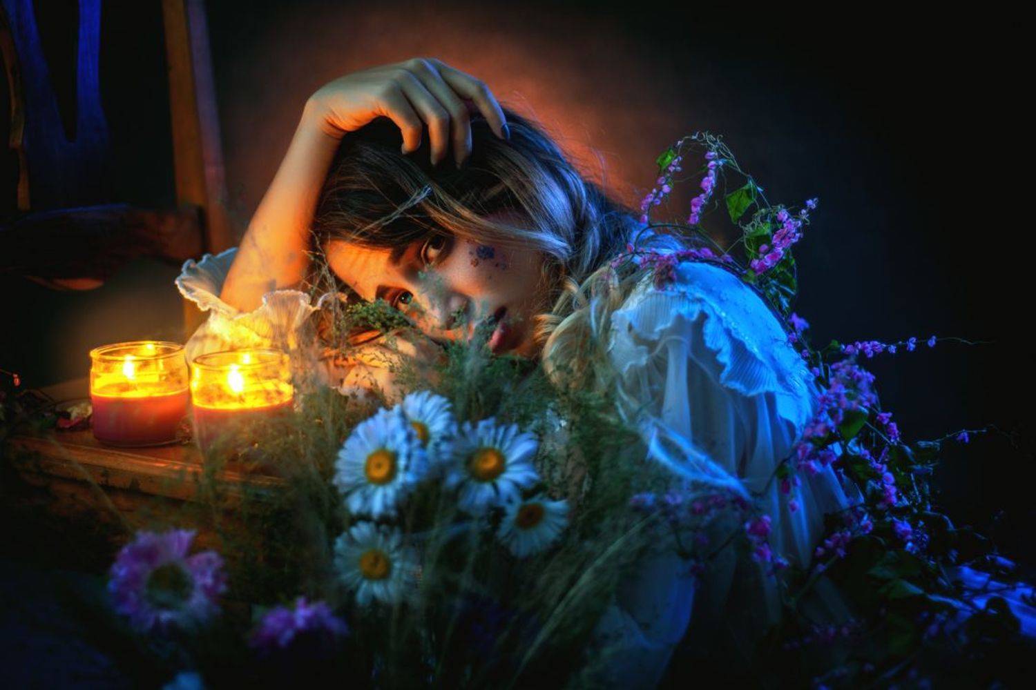 beauty nature candle flower colors , Yoandry Sardi&ntilde;a