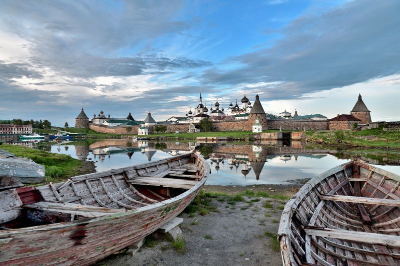 архангельская область, белое море, остров большой соловецкий, монастырь, белая ночь, Белая ночь Белого моря фото превью