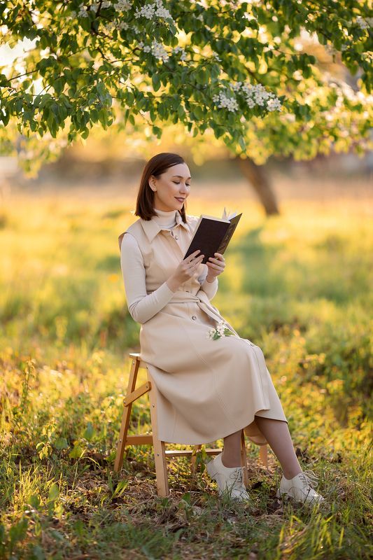 Вечер в саду фото превью