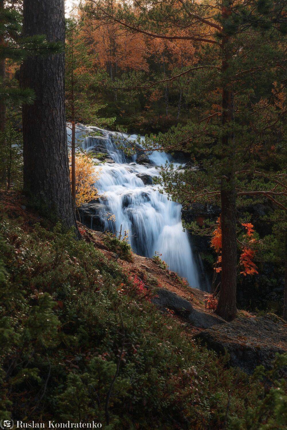 хибины, колский полуостров, водопад, рисйок, рисйокский водопад, Руслан Кондратенко