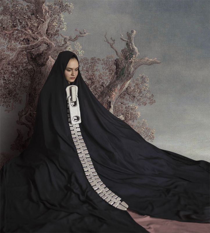 Угнитение, права, равноправие, религия, женщина, хиджаб, рамки, клетка Угнетение фото превью