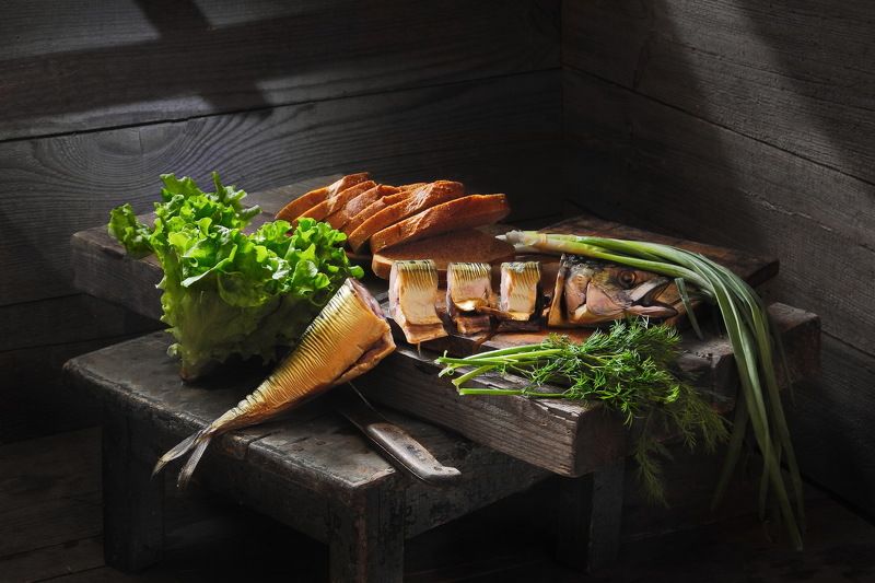 еда, рыба, скумбрия, ставрида, копчение, Скумбрия холодного копчения. фото превью