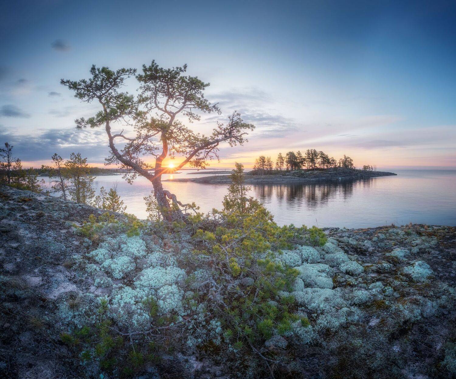 шхеры, карелия, ладога, рассвет, восход, Марголин Алексей