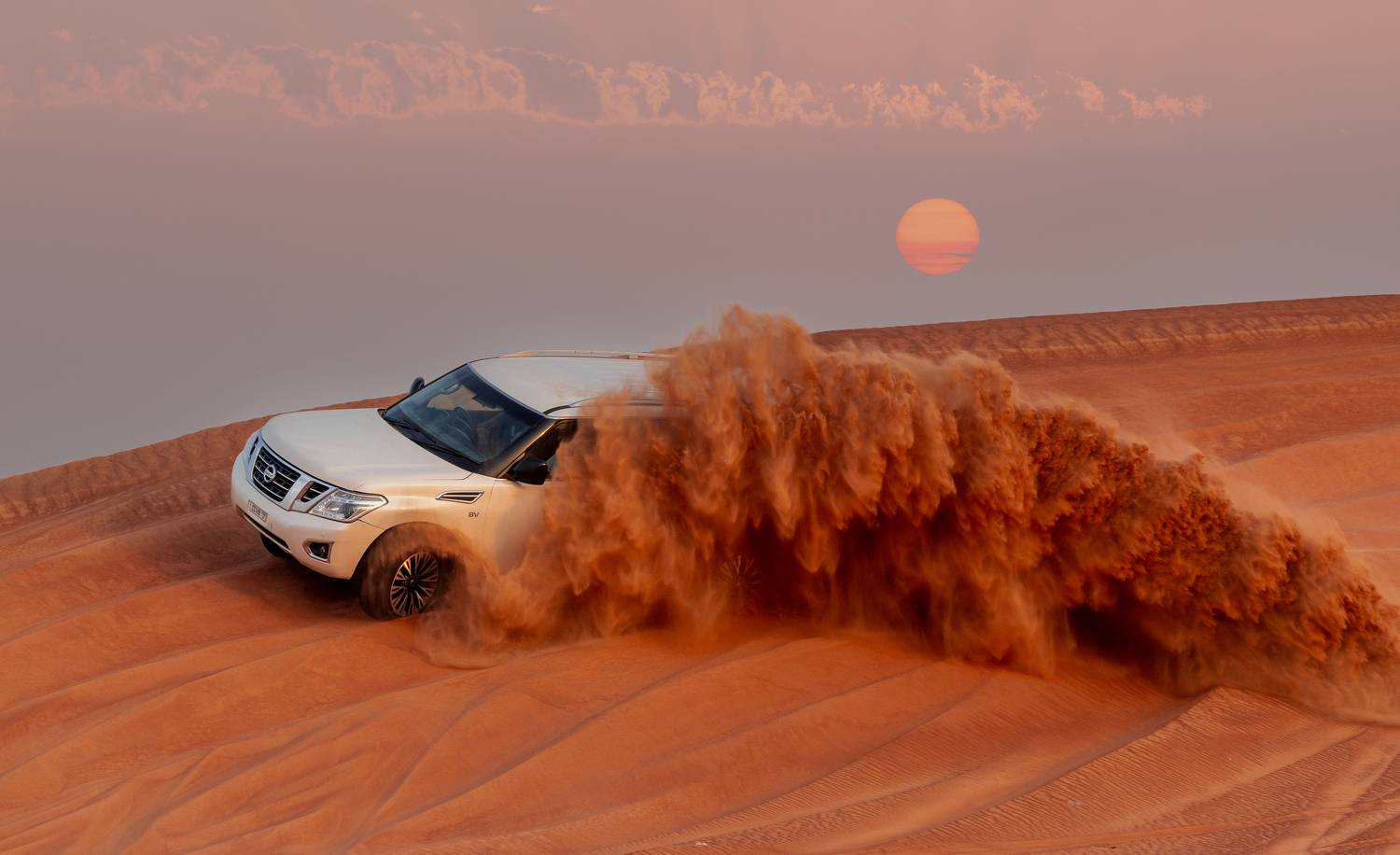 car, cars, desert, sand, sun, sunset, Bevzenko Roman