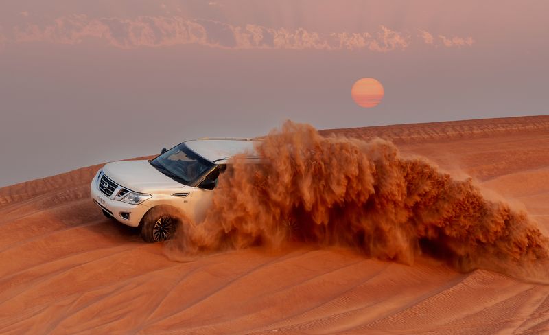 car, cars, desert, sand, sun, sunset Desert Cruiser фото превью