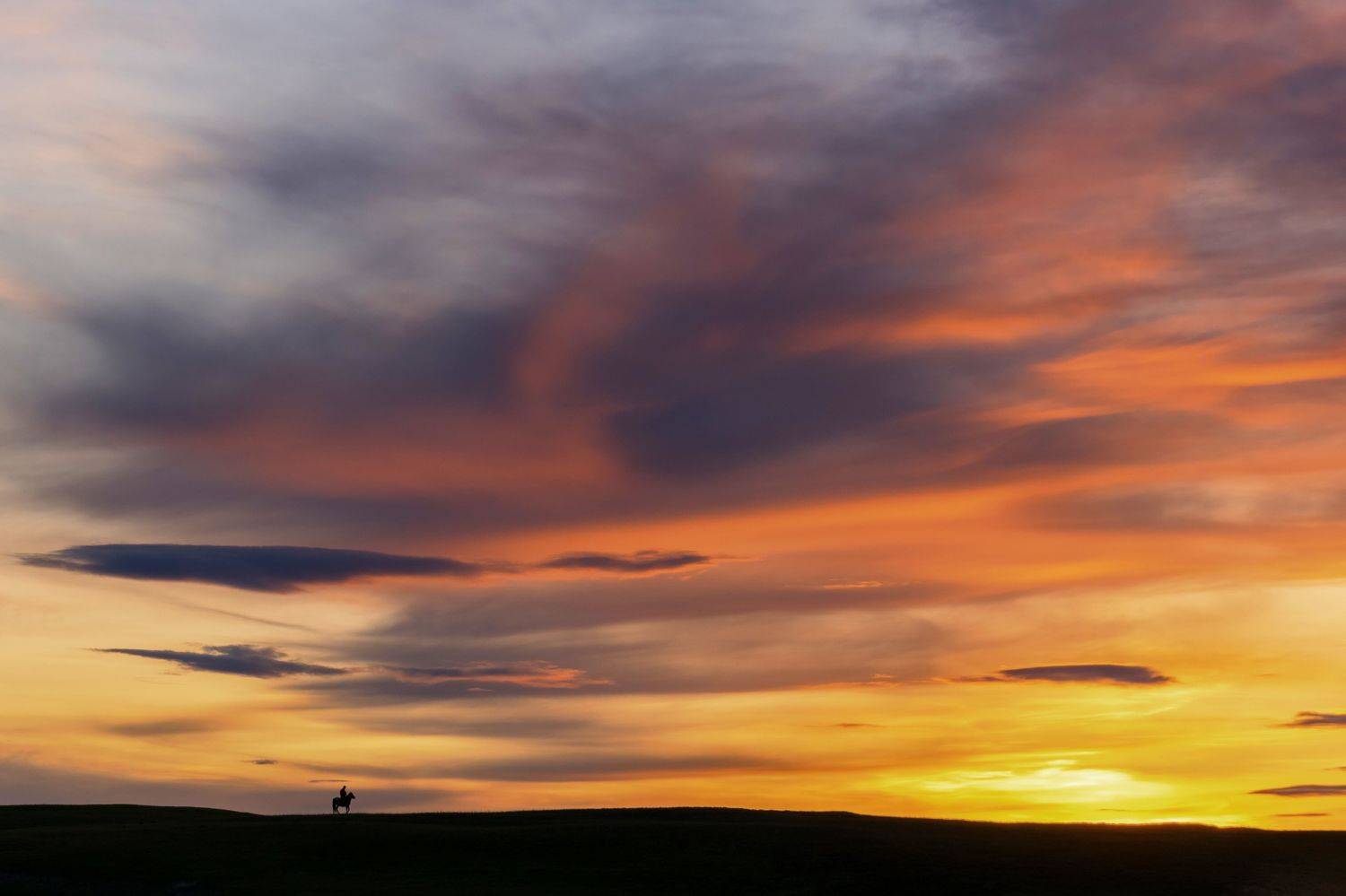 монголия, закат, Тильпунов Михаил