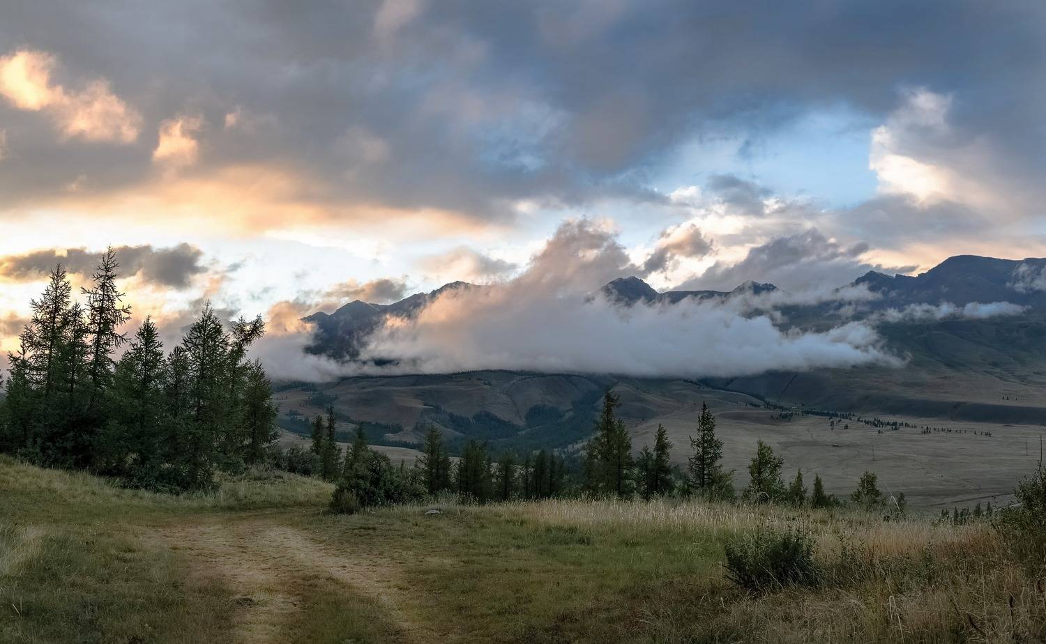 республика алтай, непогода, тучи,, Фомина Марина
