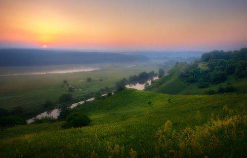 Morning on the hillside