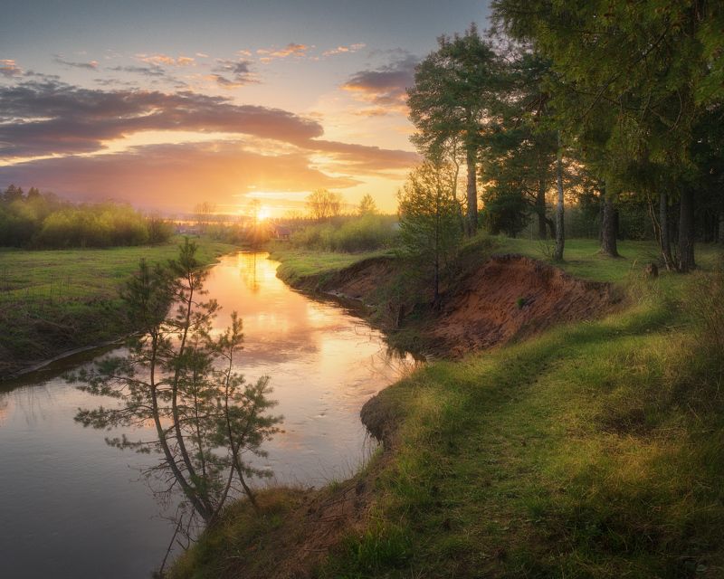 Теплый майский вечер фото превью