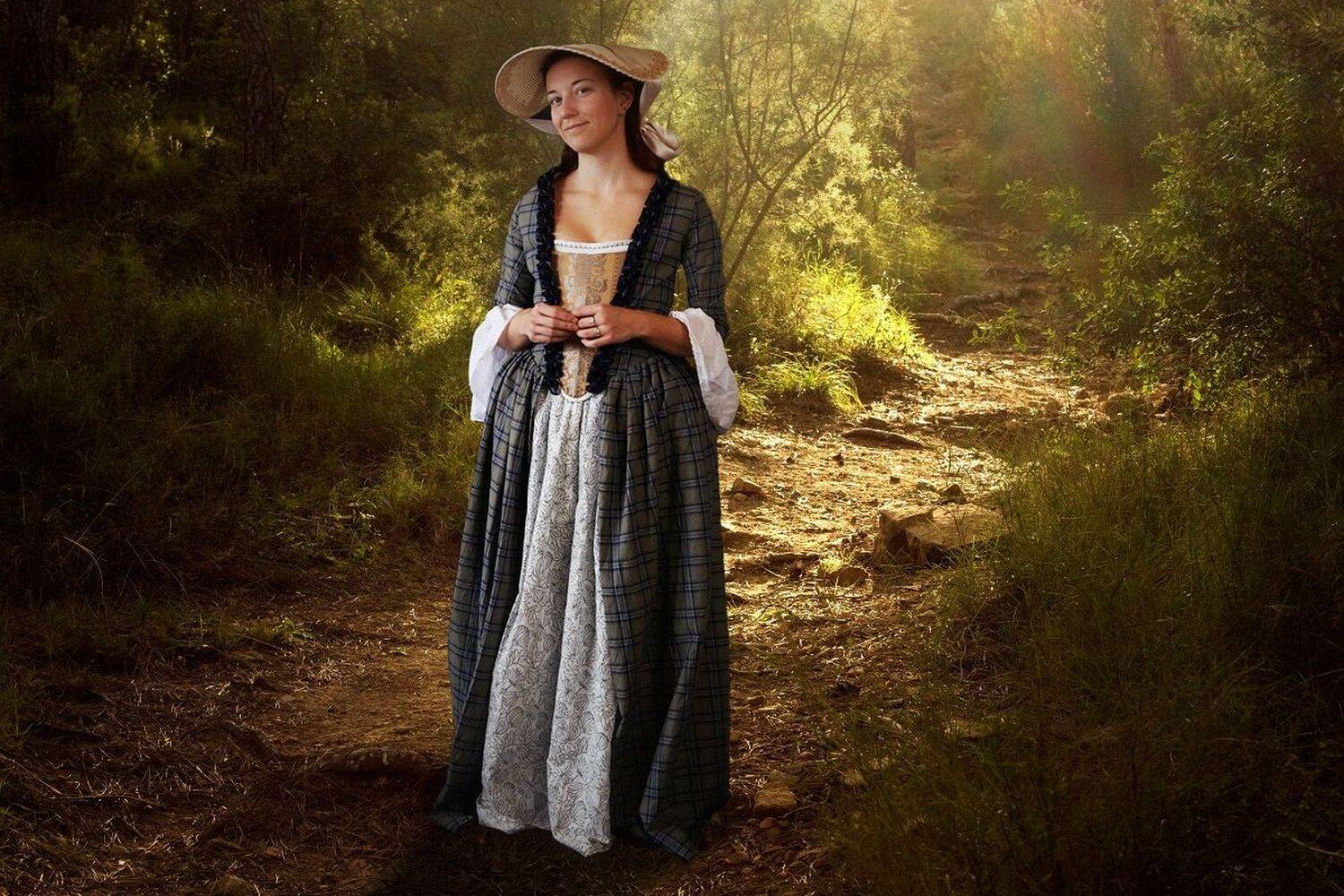 девушка, лес, Sergii Vidov