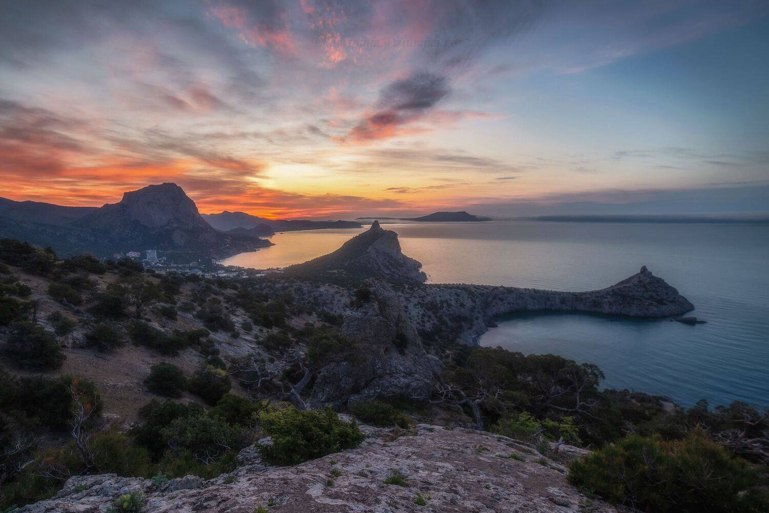 крым, рассвет, новый свет, море, горы, пейзаж, весна, crimea, landscape, горы, Дмитренко Екатерина