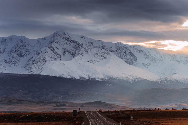 горы, горный алтай, чуйский тракт, пейзаж, алтай, дорога, россия Чуйский тракт фото превью