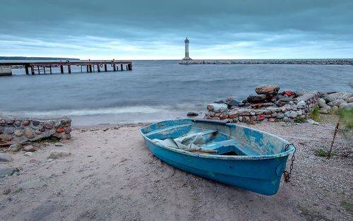 Осеннее утро на Ладоге
