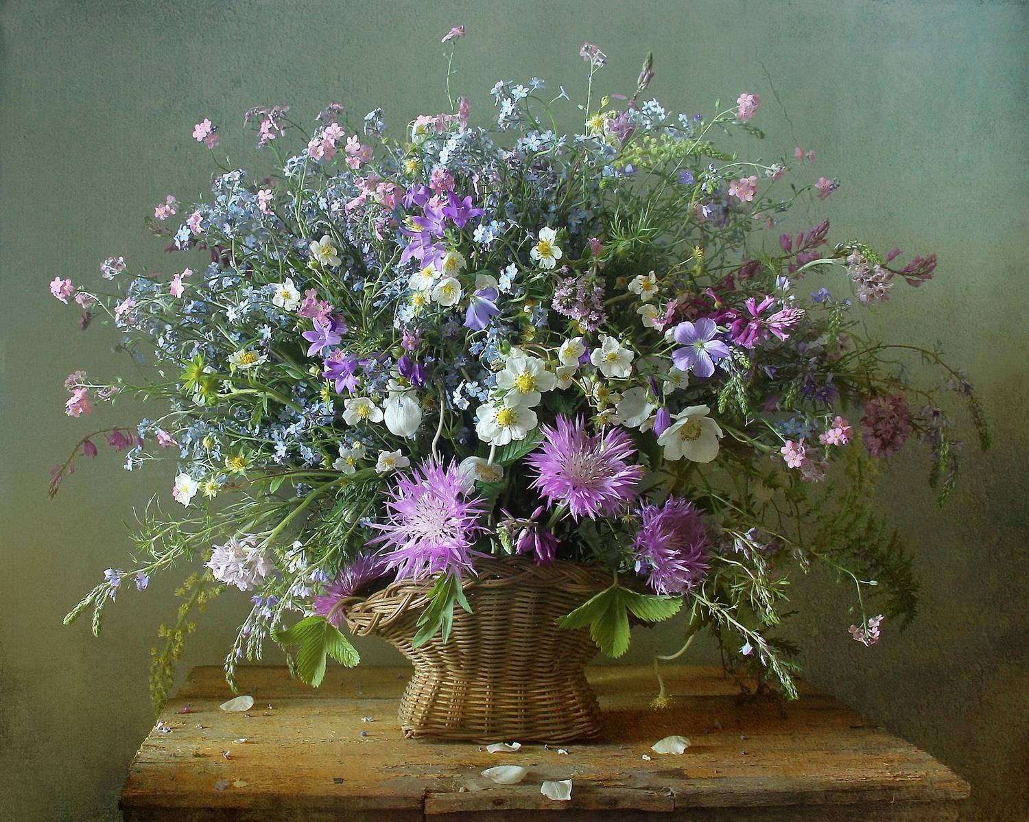 натюрморт, цветы, полевые цветы, весна, марина филатова, Марина Филатова