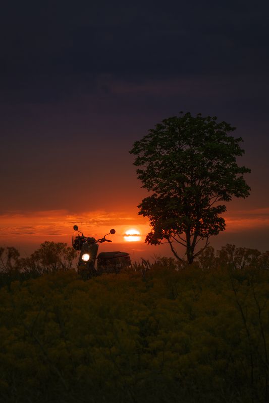 Атмосфера заката фото превью