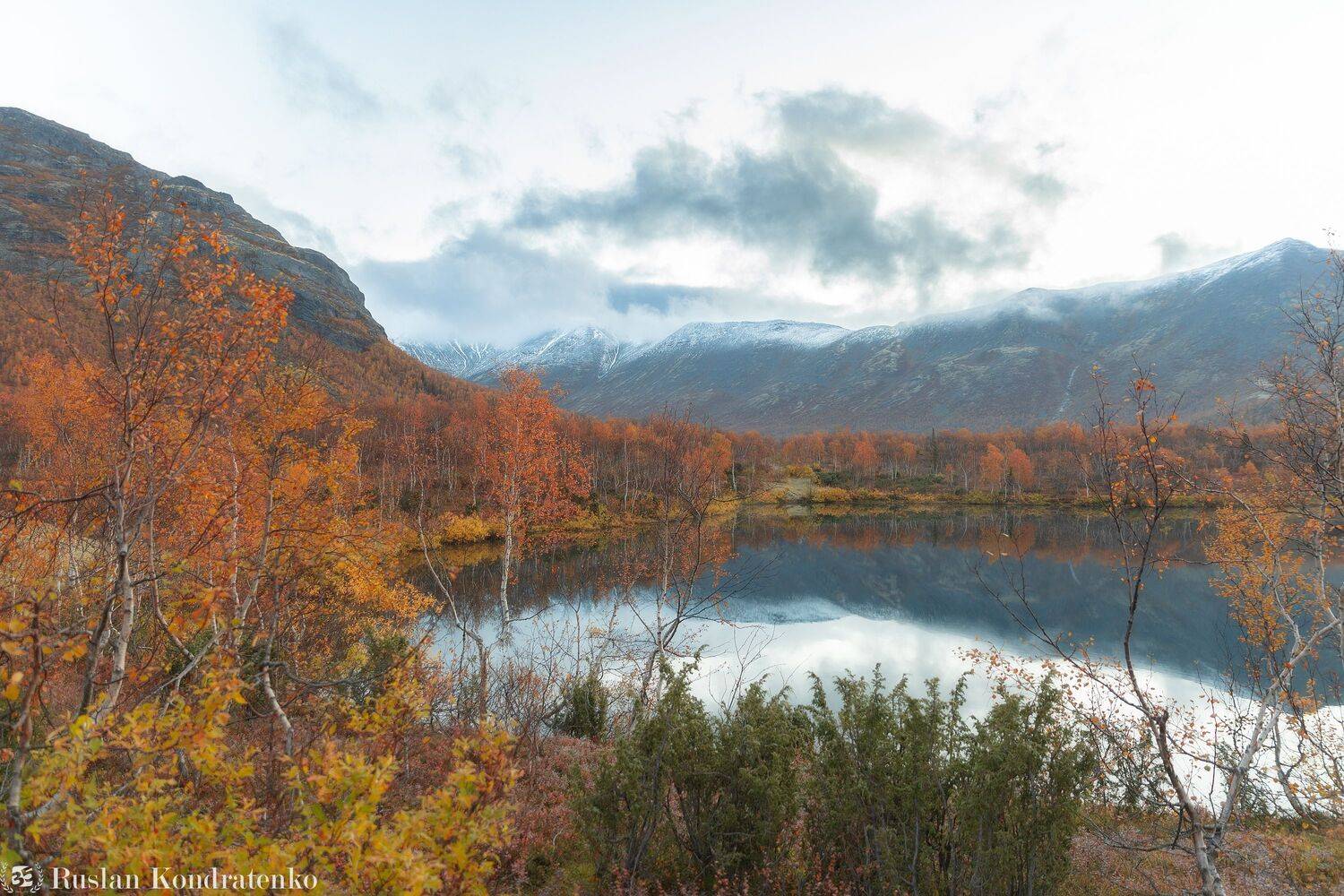 хибины, осень, озеро, кольский полуостров, горы, кольский, Руслан Кондратенко