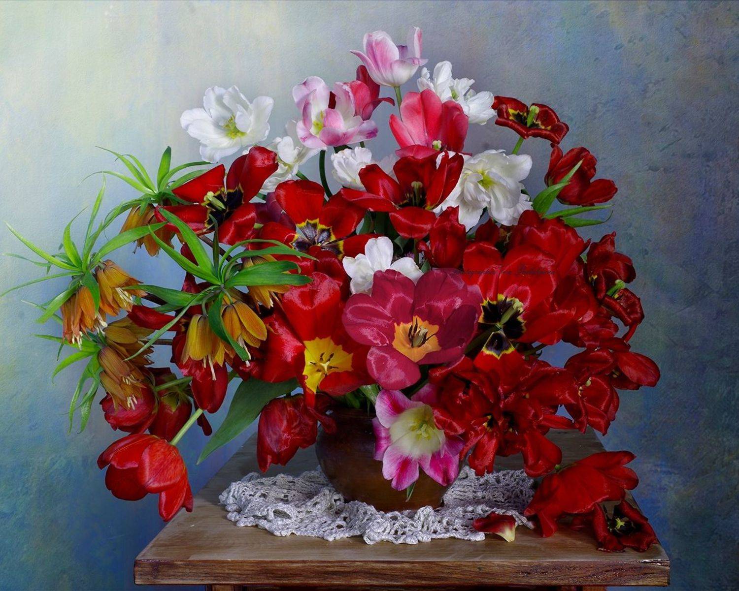 #натюрморт #тюльпаны #вера павлухина #весна, Вера  Павлухина