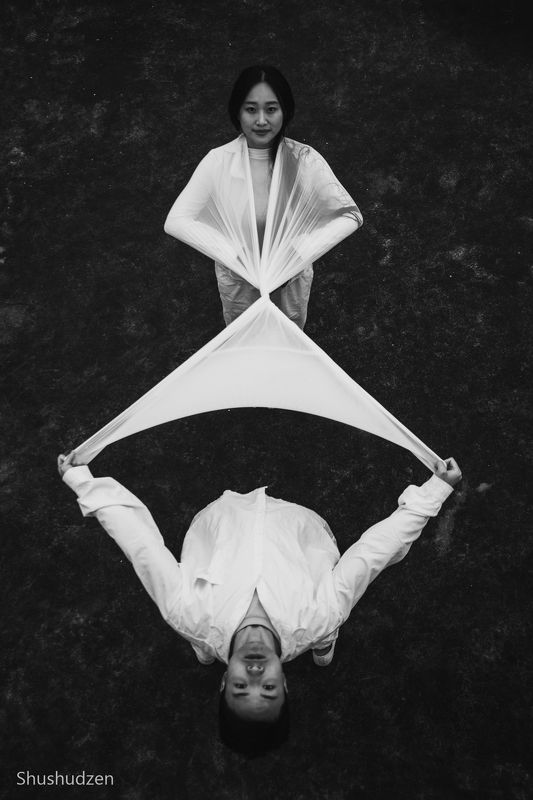 portrait, black and white, art, contemporary, dance, improvisation Relations фото превью