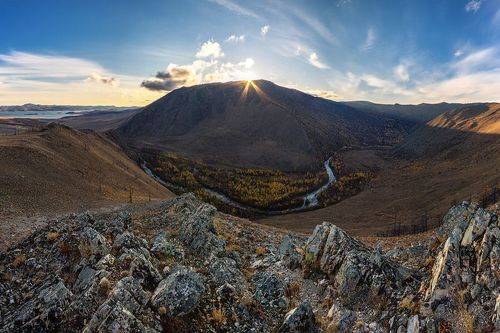 Вид на Сарминское ущелье