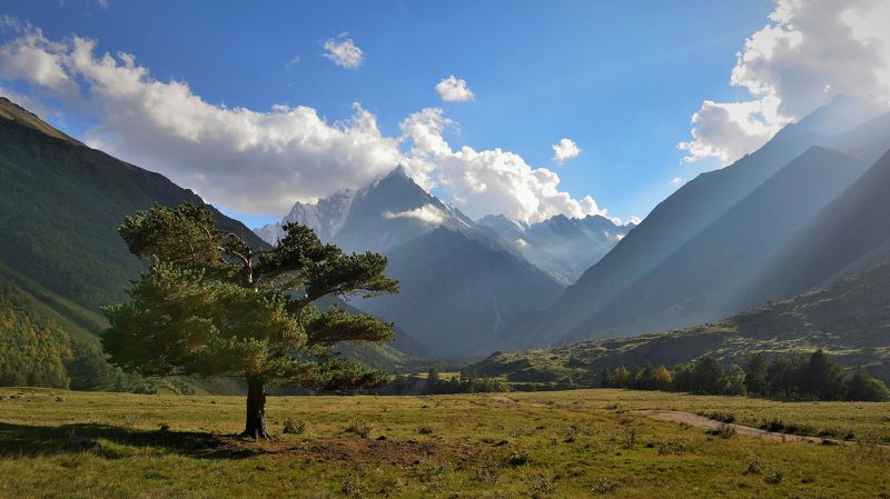 кабардино-балкария, Вечер в урочище Гара-Ауз фото превью