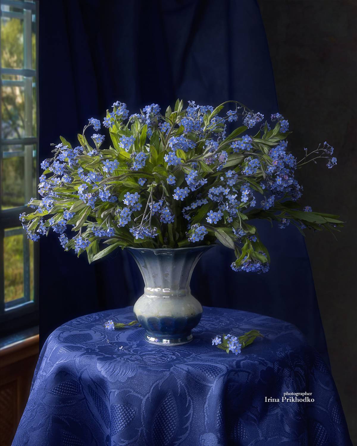 натюрморт, цветы, весна, букеты, незабудки, Приходько Ирина