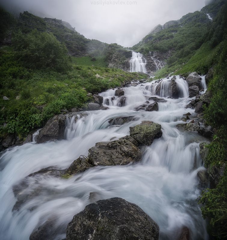 кчр, фототур, загеданские, имеретинские, кавказ Большой Имеретинский водопад фото превью