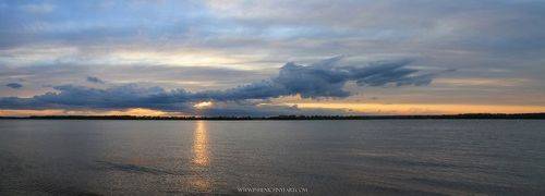 Майский закат на Волге