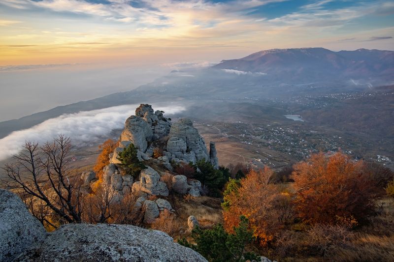 крым, демерджи, аленга, чомачай, рассвет Утро на Аленге фото превью