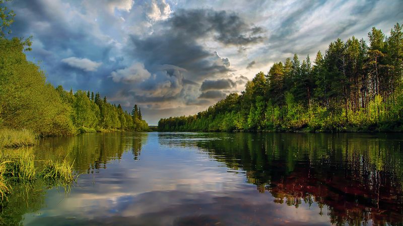 ёна, ковдор, мурманская область, природа, кольский река Ёна фото превью