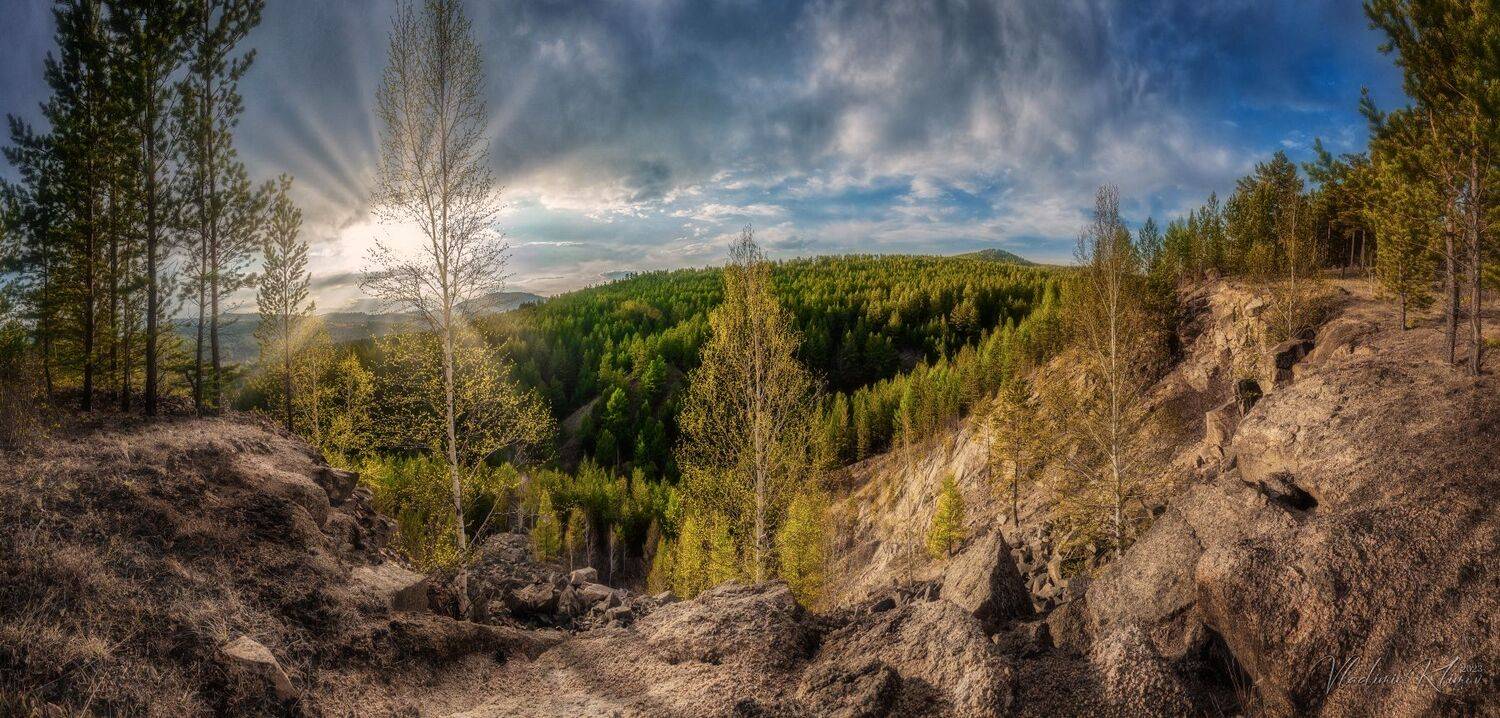 забайкалье;, май;, панорама, Владимир Климов