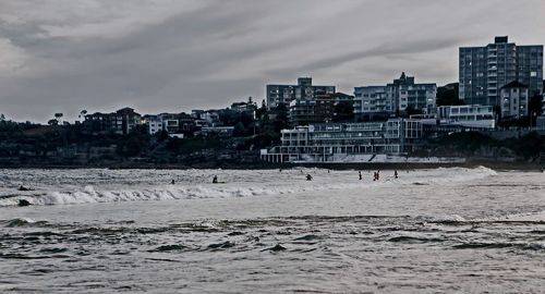 Bondi beach evening