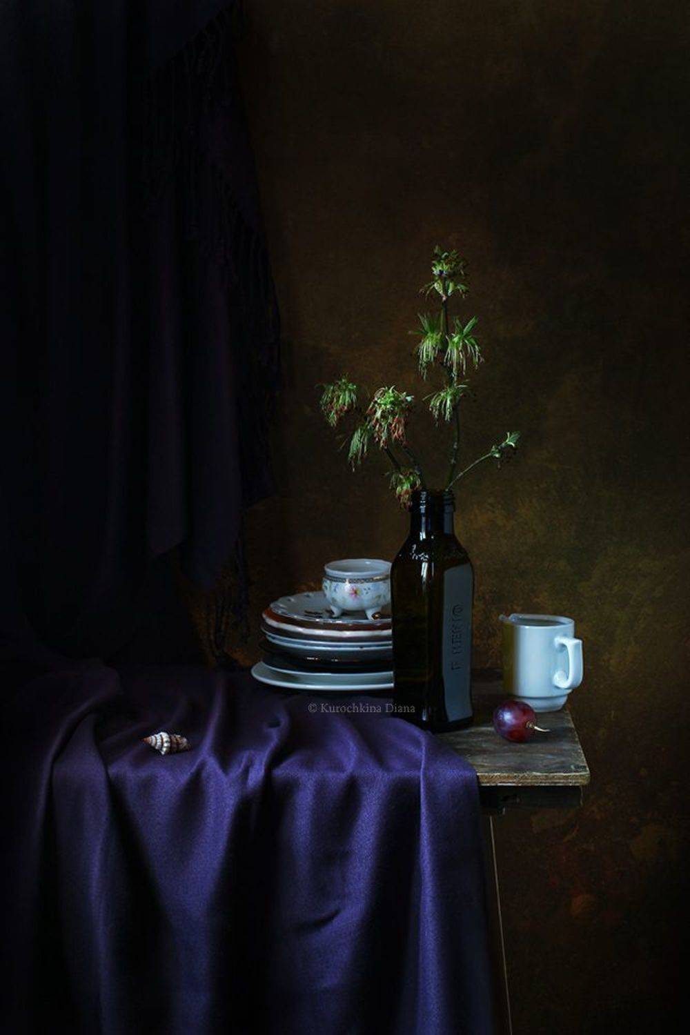 натюрморт, весна, кленовая ветка, Курочкина Диана