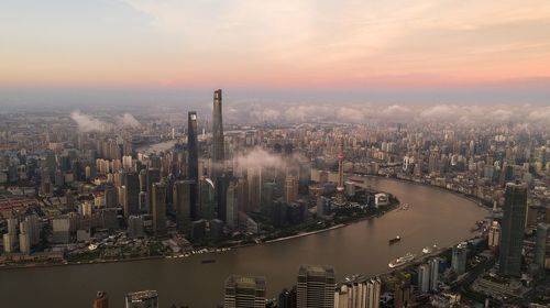 Shanghai in Sunrise