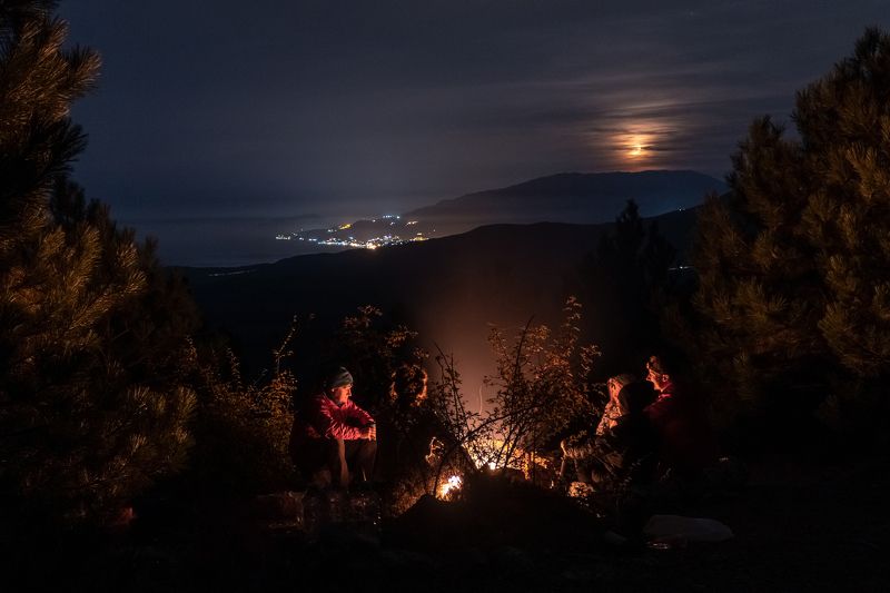 крым, ночь Ночные посиделки фото превью