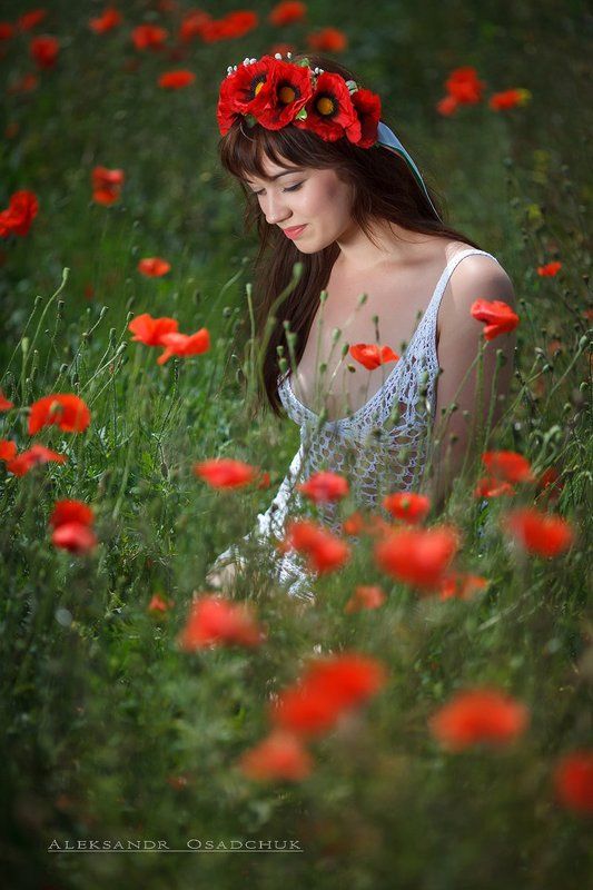 в маках... фото превью