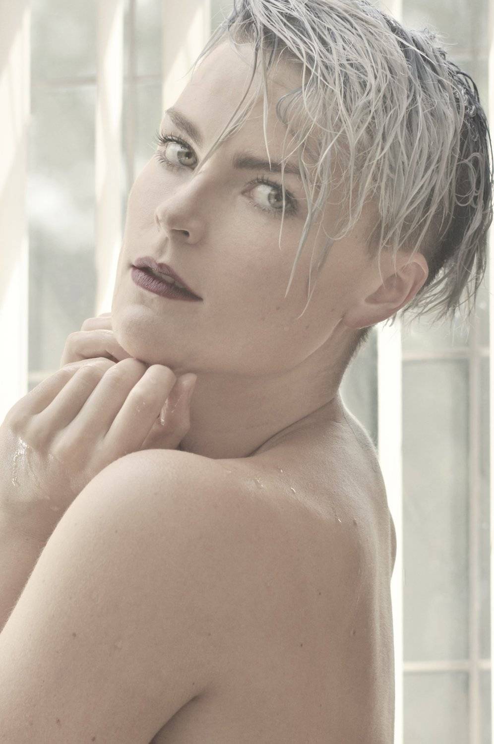 eyes, beauty, lips, wet, hair, fineus