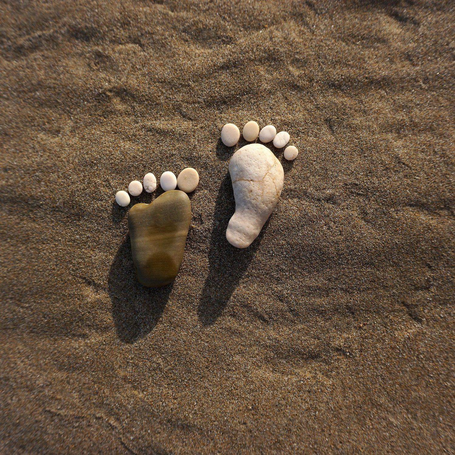 Лето, Пляж, Следы, Вадим Балакин