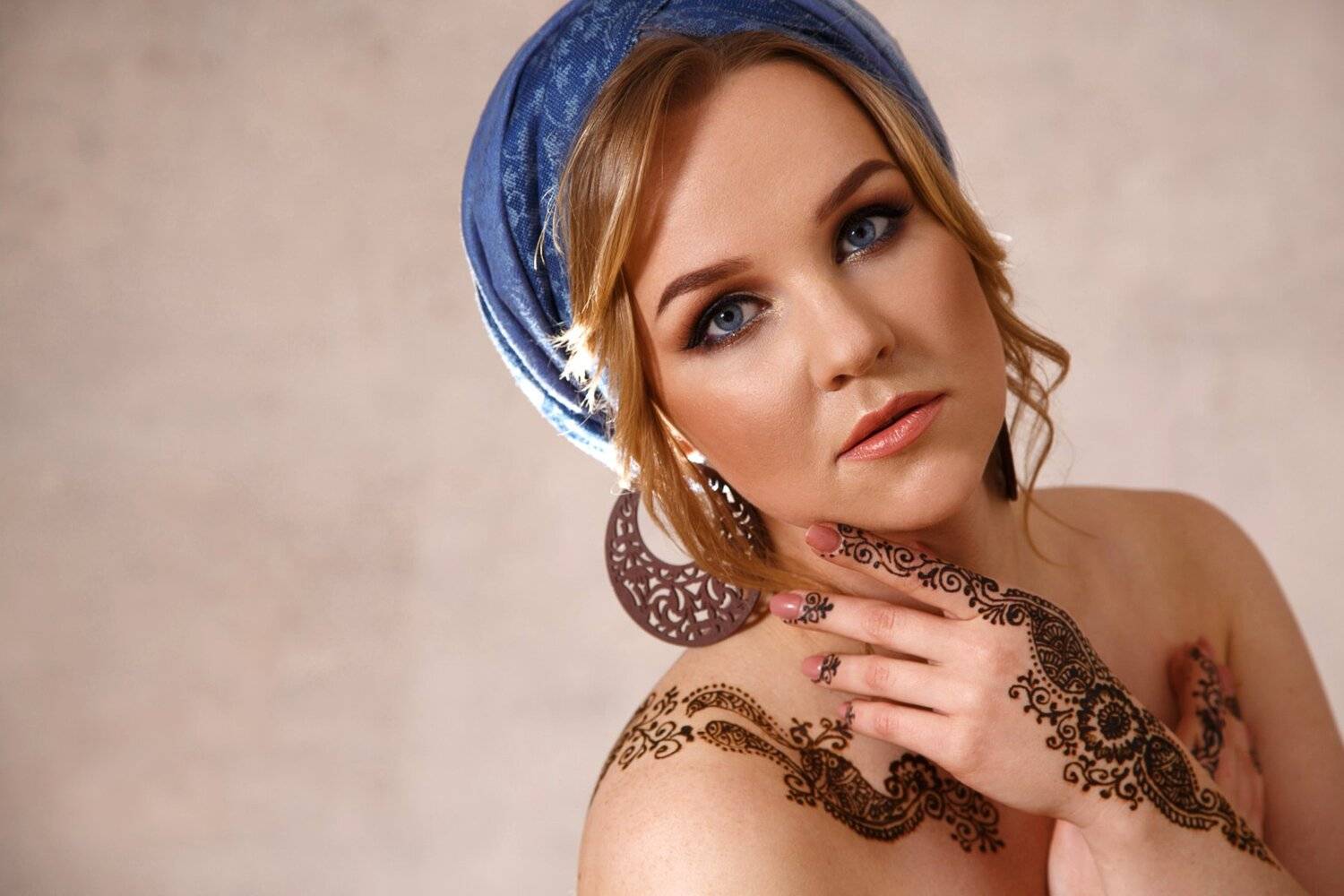 мехенди, портрет, девушка, Наталья Онянова