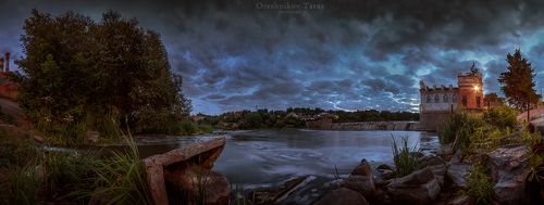 на закате дня..