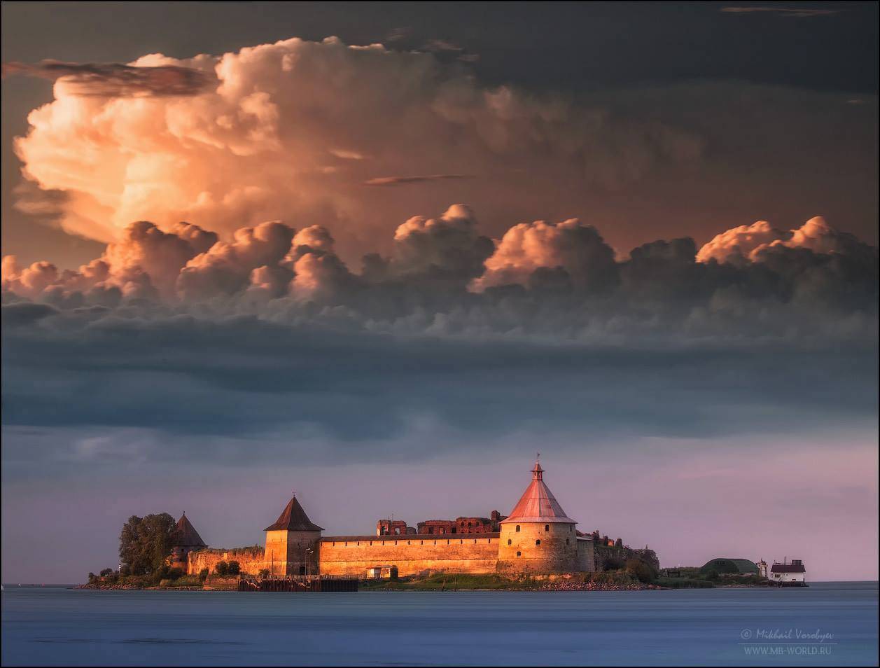 Россия, закат, орешек, крепость, , Михаил
