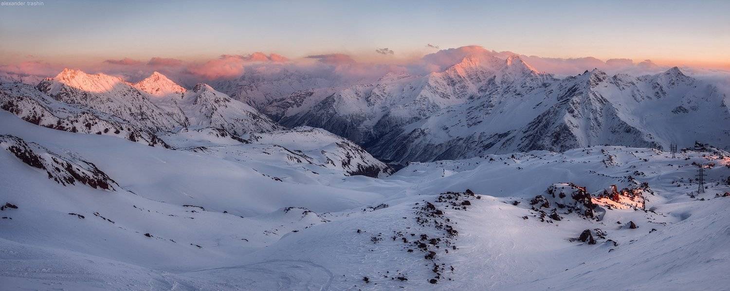 горы, кавказ, пейзаж, эльбрус, Александр Трашин