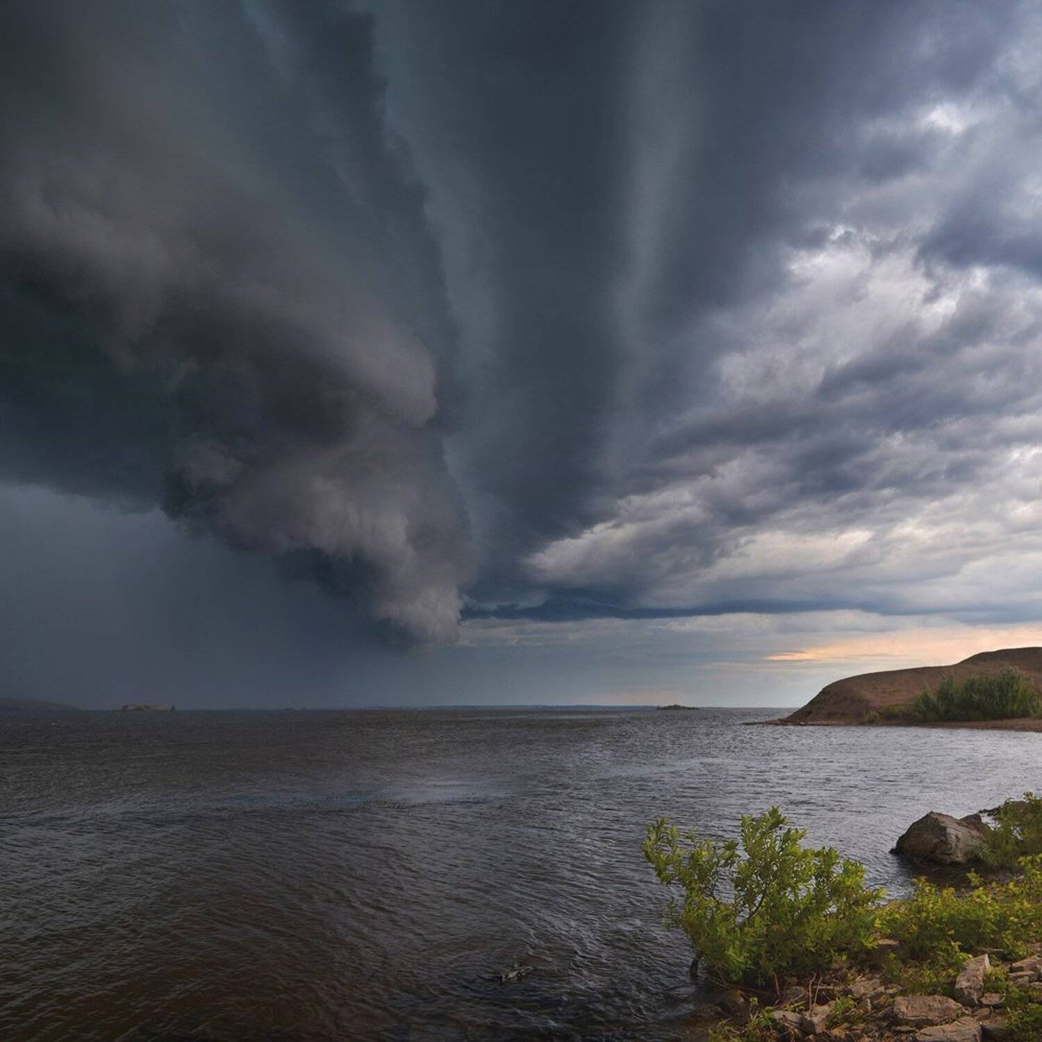 кама, небо, туча, гроза, ветер, Irina Shapronova