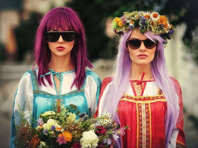 Русский народный фэшн фото превью