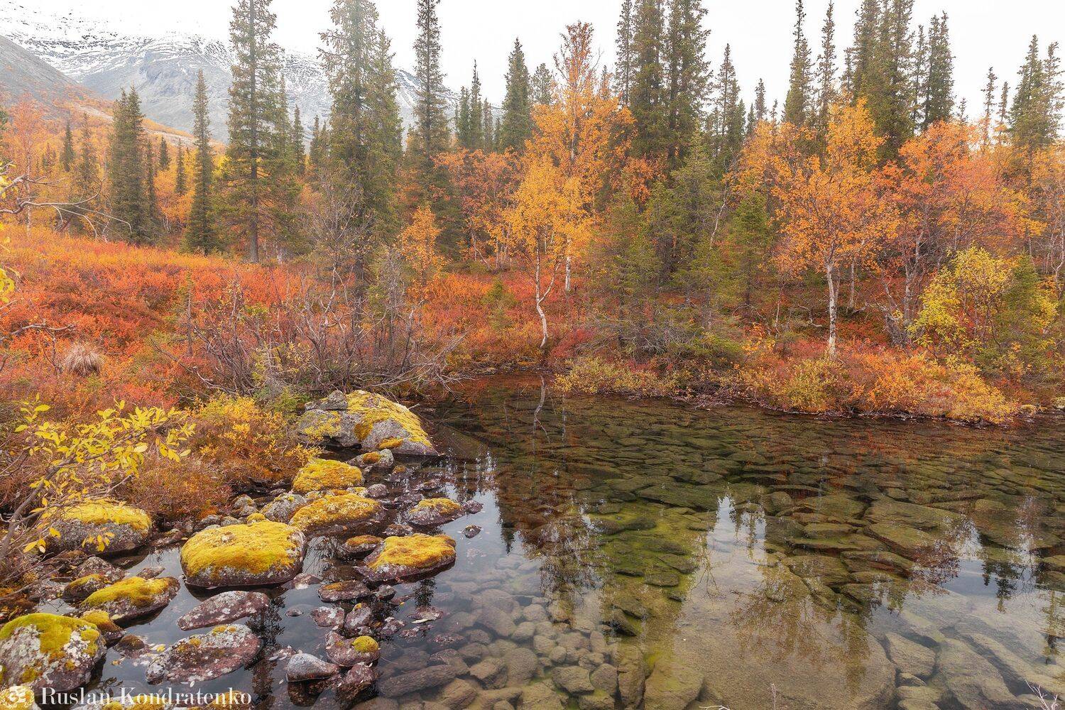 хибины, осень, озеро, кольский полуостров, горы, кольский, Кондратенко Руслан